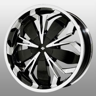 20 inch Black Ice Black Widow Chrome Wheels Rims 4x4 5 Reno Swift