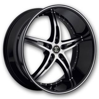 22 inch 2CRAVE NO14 Black Diamond Wheels Rims 5x112 E500 S500 S550