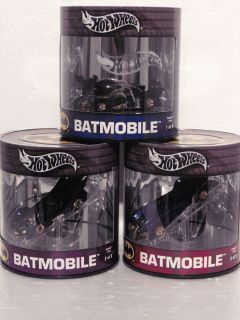 Hot Wheels 3 Car Lot Limited Edition Batmobiles Oil Can