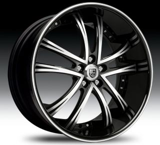 28 Lexani wheels w/ Pirelli PZero 295/25 NO rash CLEAN fits GM GMC