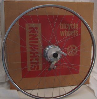 RARE Vintage 27 x 1 1 4 Rear Wheel w Schwinn s 6 Rim Atom Drum Brake