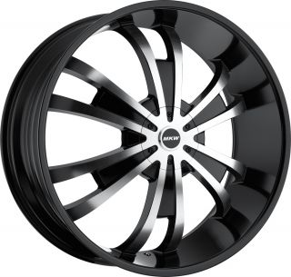 MKW 28 Black Wheels Ford F150 Expedition Ford Models Donks