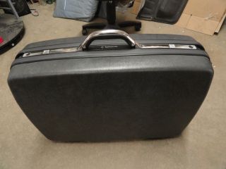 SILHOUETTE 4 LUGGAGE SUITCASE 1987 HARD SIDE NICE WHEELS 28 in D GRAY