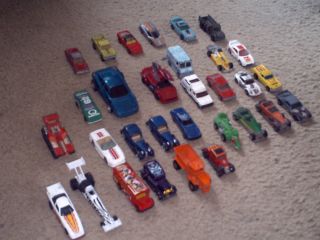 Lot of 31 Assorted Hot Wheels Vehicles Most from 70s and 80S
