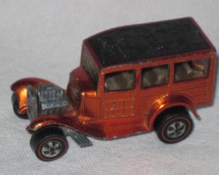 Hot Wheels Redline Used 1969 6251 Classic 31 Ford Woody Spectraflame