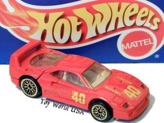 1997 Hot Wheels 69 Ferrari F40 Red