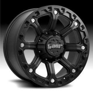  ALLOY BLACKJACK BLACK WITH 265 75 16 FEDERAL COURAGIA MT WHEELS RIMS
