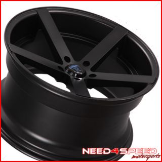 Ford Mustang GT Rohana RC22 Concave Black Staggered Wheels Rims