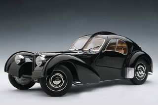 Autoart 70941 Bugatti 57SC Atlantic 1938 Black with Disc Wheels