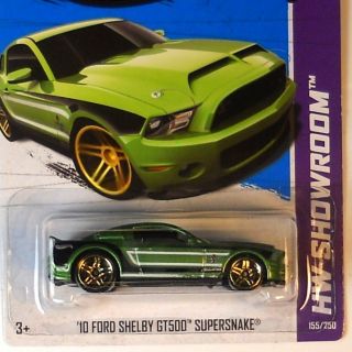 Hot Wheels 2013 HW Showroom 10 Ford Shelby GT500 Supersnake E Case