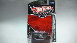 2011 Hot Wheels Garage 62 Ford Mustang Black 9 20