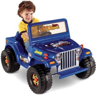 Fisher Price Power Wheels Hot Wheels Jeep 6 Volt Battery Powered Ride