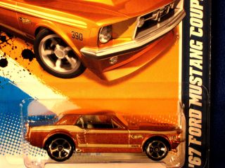 Hot Wheels 2012 67 Ford Mustang Coupe Met Bronze Fast