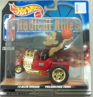 NBA Hot Wheels Radical Rides 1 43 Allen Iverson in Red Ford