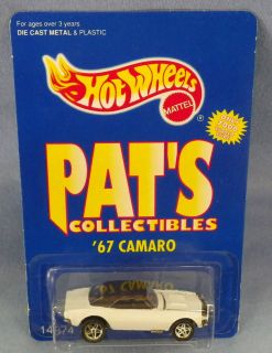 1995 Hot Wheels Pats Collectibles 67 Camaro #14874 Only 7000 Made