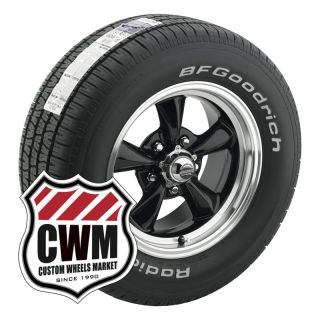 15x7 Black Wheels Rims BFG T A Tires 225 70R15 for Chevy S10 Blazer