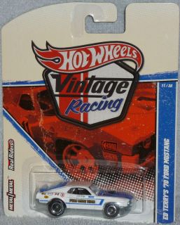 Hot Wheels 70 Mustang Vintage Racing Free Shipping Ford Ed TerryS