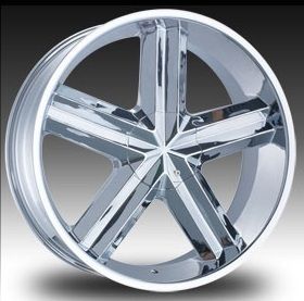 24 inch Wheels Tires PW 98 Chrome Chevrolet Yukon 90 91 92 93 94 95 96