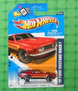 2012 Hot Wheels Muscle Mania Ford 118 70 Ford Mustang Mach I