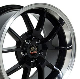 18 Rim Fits Mustang® FR500 Wheel Black 18x10