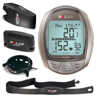 POLAR CS200CAD W/ CADENCE ROAD BICYCLE CYCLING COMPUTER HEART RATE