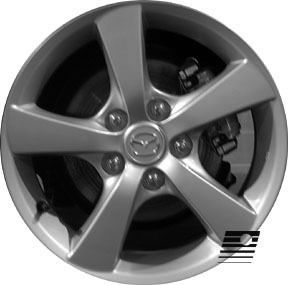 Refinished Mazda 3 2004 2006 16 inch Wheel Rim