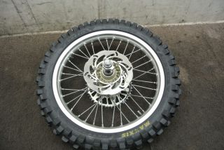 02 KTM 250sx 250 SX Rear Wheel Rim Tire Wave Rotor Axle Hub