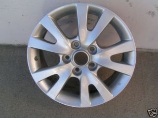 16 Mazda 3 Aluminum Silver 5 Split Spoke Rim Wheel