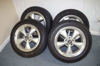 Set of 4 Bullitt Style Wheels with Tires Mustang 2005 17 Inch