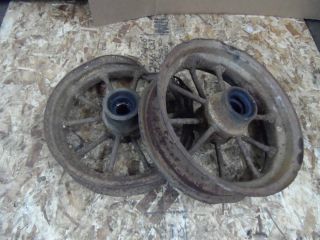 Deere B Front Round Spoke F H French Heck Wheels HC 176 WOW 