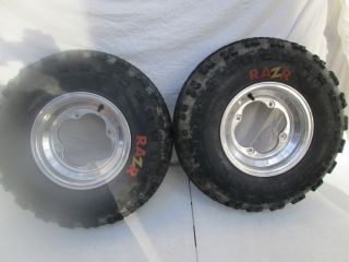02 Raptor 660 Maxxis Front Tires and Aftermarket Rims 21x7 10