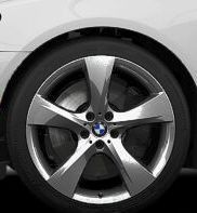 BMW F25 x3 Original 20 Chrome Wheels Star Spoke 311