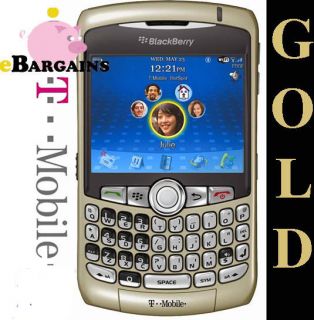 New Gold Rim Blackberry Curve 8320 WiFi Unlocked GSM WiFi Cell Phone T
