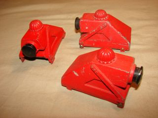 Lionel Three 260 Red Lighted Bumpers