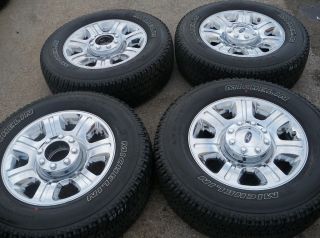 Ford Truck F250 F350 20 Chrome Clad Wheels and Tires Michelin