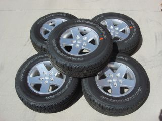  Wrangler UNLIMITED 17 INCH Alloy Wheels and Goodyear Tires OEM Mopar