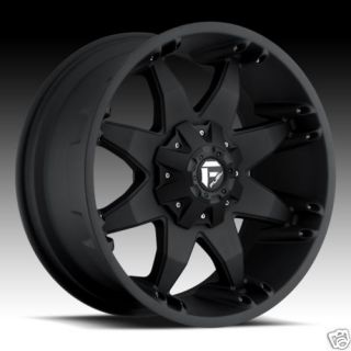 Octane Flat Black XD Tires Rims Ford Truck Wheels Nitto Tires