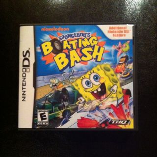 Spongebobs Boating Bash Nintendo DS Game Nickelodeon Rated E for