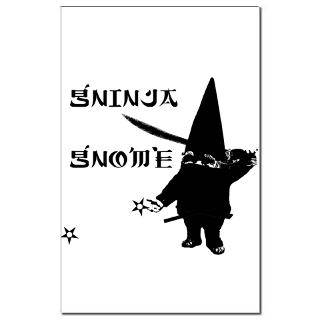 Gninja Gnomes Mini Poster Print