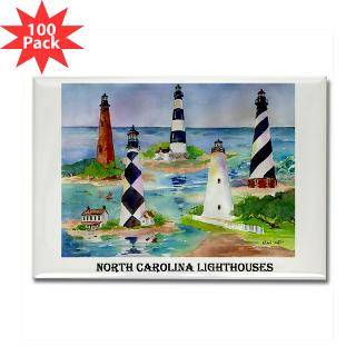 nc lighthouses rectangle magnet 100 pack $ 153 99