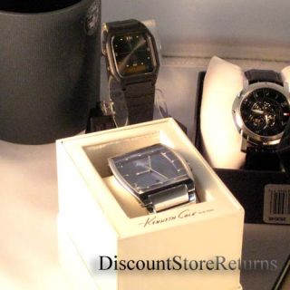 5PC WATCH LOT. KENNETH COLE CITIZEN ECO DRIVE SEIKO CASIO AND TOMMY