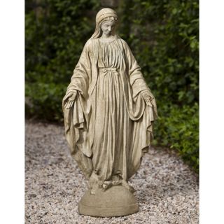 Campania International Classic Madonna Cast Stone Garden Statue   R 106 AL