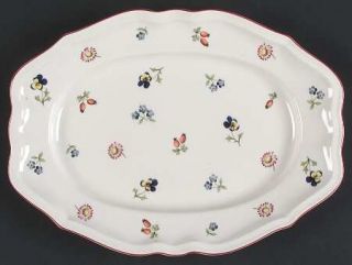 Villeroy & Boch Petite Fleur 11 Oval Serving Platter, Fine China Dinnerware   S