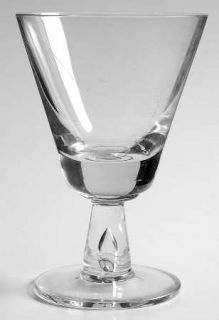 Kosta Boda Helena Water Goblet   Clear,Plain Bowl,Teardrop In Stem