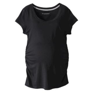 Liz Lange for Target Maternity Short Sleeve Basic Tee   Black XS