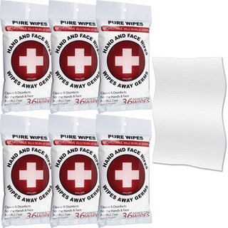 216 Pure First Aid Disinfecting Wipes For Hands And Face (1.5 poundsQuantity: 6 packages   216 wipesTargeted area: Hands and face We cannot accept returns on this product.Due to manufacturer packaging changes, product packaging may vary from image shown. 