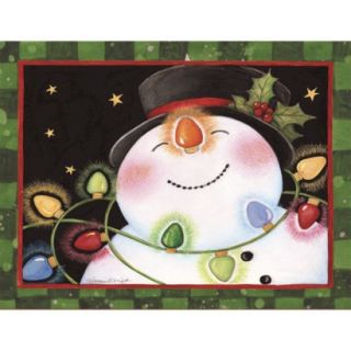 Boxed Holiday Cards   Snowman Lights