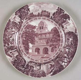 Wedgwood University Of California Mulberry Dinner Plate, Fine China Dinnerware  