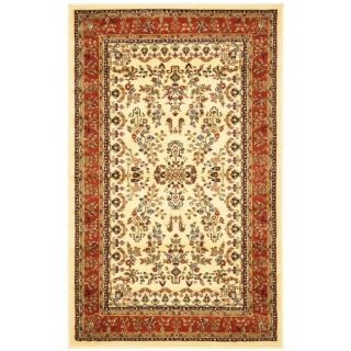 Lyndhurst Collection Ivory/ Rust Rug (33 X 53)