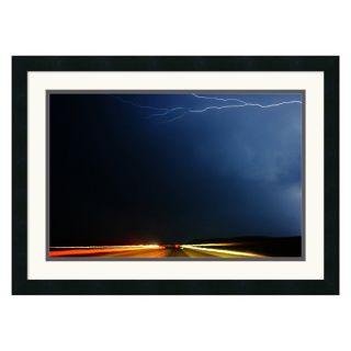 J and S Framing LLC Highway Storm Framed Wall Art   26W x 19H inch Multicolor  